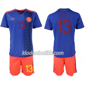 Colombia MINA 13 Barn Bortedraktsett Copa América 2019 Kortermet (+ Korte bukser)